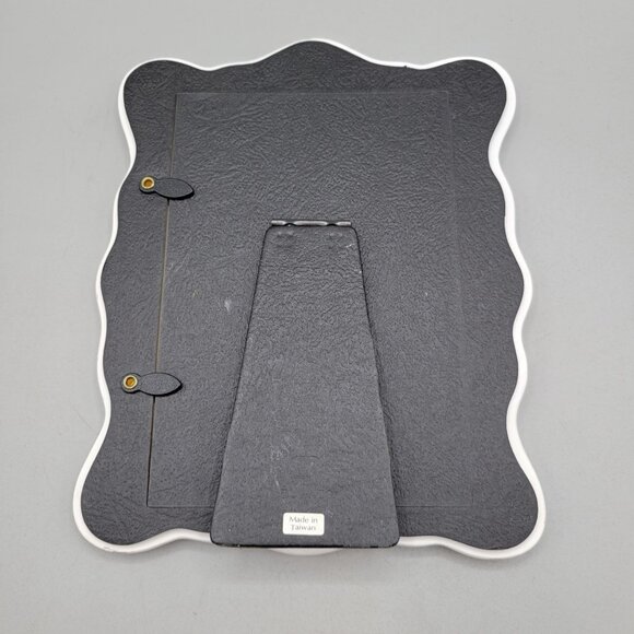 Ceramic Floral Picture Frame Scalloped Edges 3x5 or 4x6 Photos Burnes of Boston - Picture 5 of 8